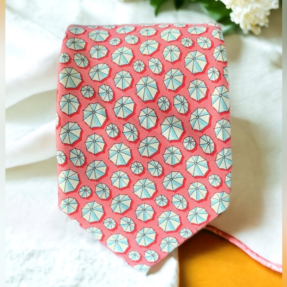 Vineyard Vines | Shep & Ian | Men’s Tie | Umbrella Raspberry | New